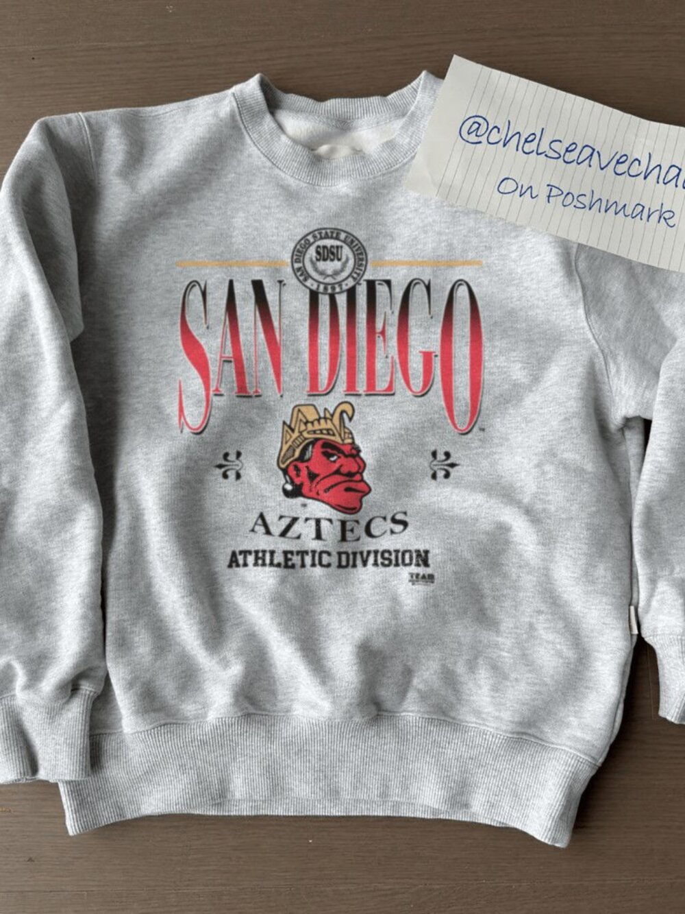 Vintage 90s San Diego State University SDSU, San Diego State Aztecs Football Tee